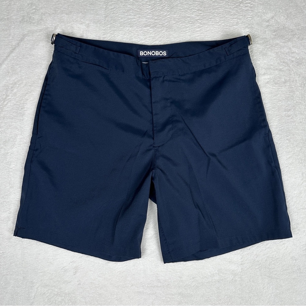 Bonobos Navy Blue Casual Flex Golf Shorts 7" Inseam